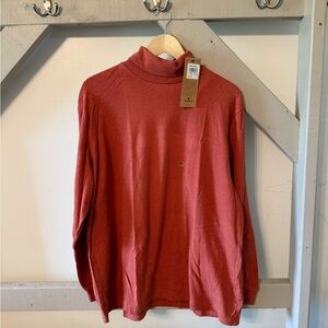 Woolrich Brown Turtleneck Sweater Soft Knit Relaxed Fit
